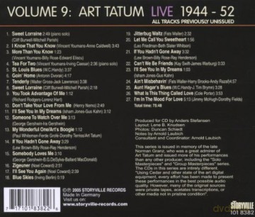 Art Tatum: Live vol. 9 1944-1952 [CD]