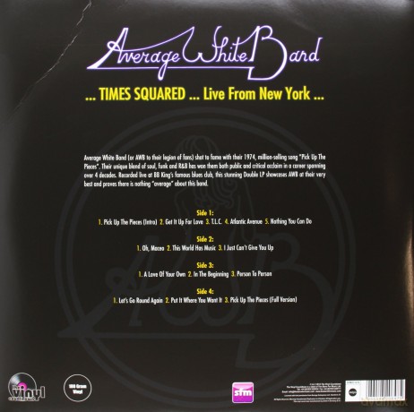 Average White Band: Times Squared - Live From New York [2xWinyl]