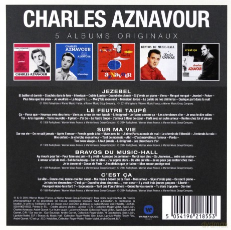 Aznavour Charles: Original Album Series [5CD]