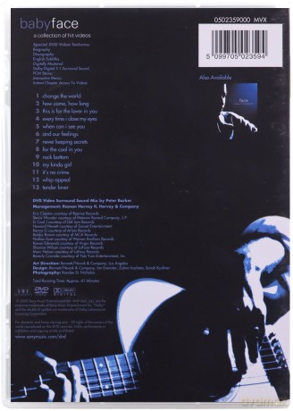 Babyface: A Collection Of Hit Videos [DVD]