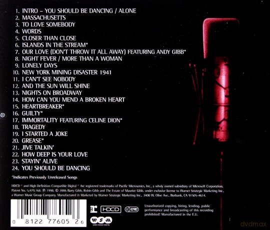 Bee Gees: One Night Only [CD]