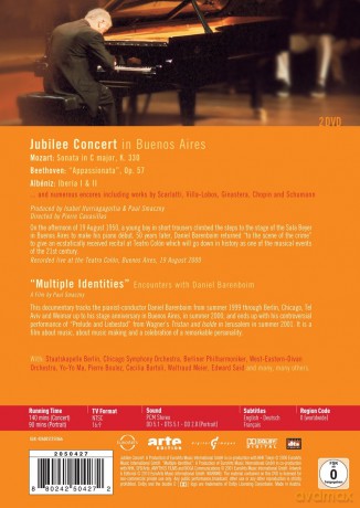 Barenboim Daniel: Jubilee Concert In Buenos Aires - Portrait Multiple Identities [2DVD]