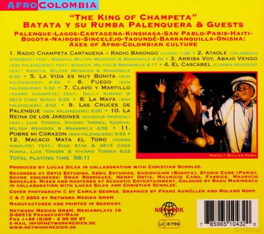 Batata Y Su Rumba Palenquera: Radio Bakongo [CD]
