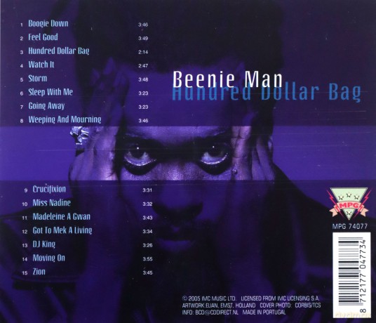 Beenie Man: Hundred Dollar Bag [CD]