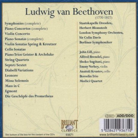 Beethoven Ludwig Van: The Masterworks [40CD]