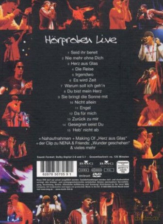 Ben: Hoerproben Live [DVD]