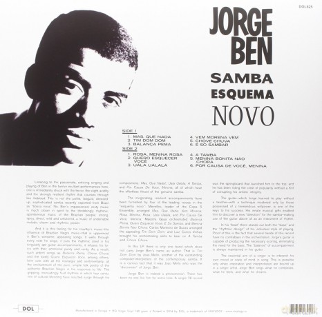 Ben Jorge: Samba Esquema Novo [Winyl]