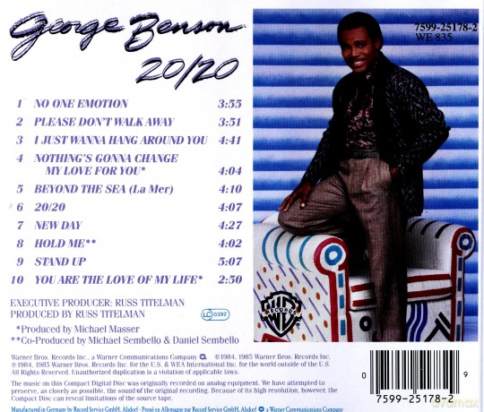 George Benson: 20/20 [CD]