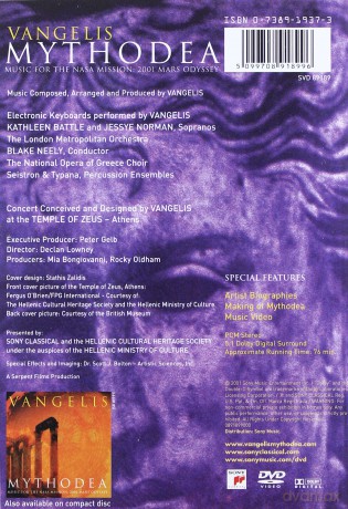 Vangelis: Mythodea - Live In Athens [DVD]
