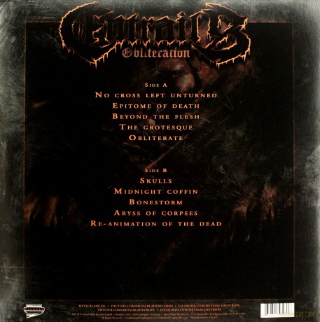 Entrails: Obliteration Black [Winyl]