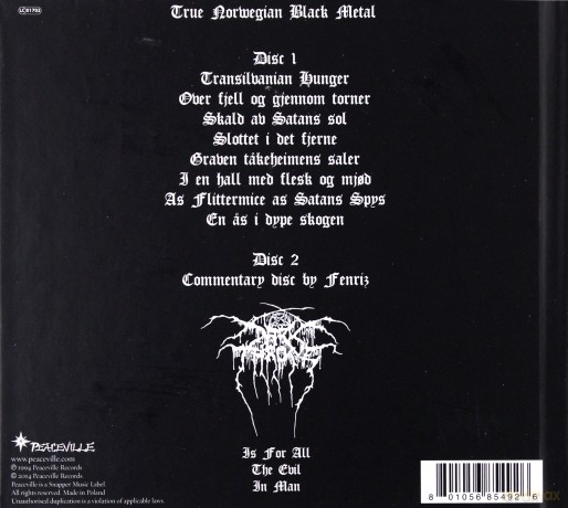 Darkthrone: Transilvanian Hunger (Anniversary Edition) [2CD]