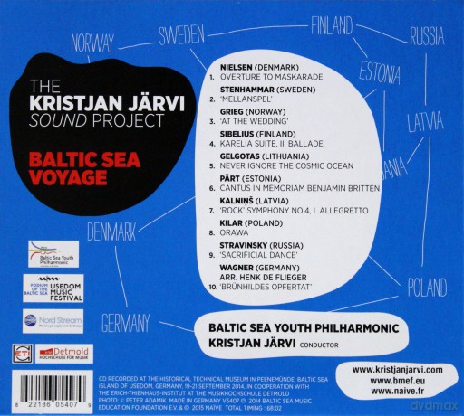 Kristjan Jarvi: Baltic Sea Voyage [CD]