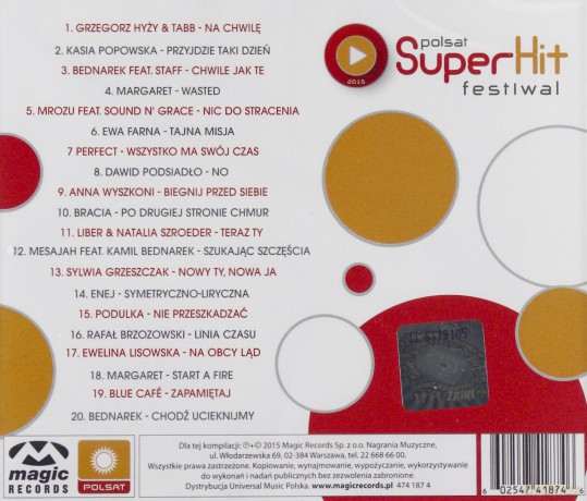 Polsat Superhit Festiwal 2015 [CD]