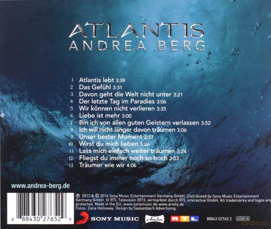 Berg Andrea: Atlantis [CD]