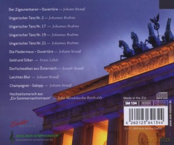 Berliner Symphoniker: Live In Concert - Strauss - Brahms - Lehar [CD]