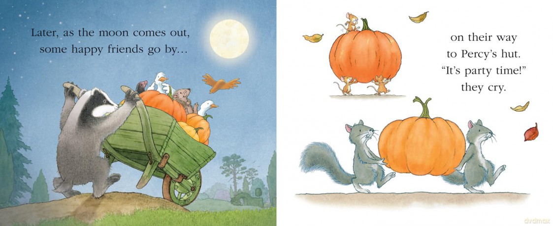 The Pumpkin Party: A fun new illustrated board book for 2026 - perfect for babies and toddlers at Halloween! (Stories from Percy's Park) - Nick Butterworth [KSIĄŻKA]