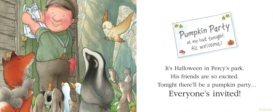 The Pumpkin Party: A fun new illustrated board book for 2026 - perfect for babies and toddlers at Halloween! (Stories from Percy's Park) - Nick Butterworth [KSIĄŻKA]