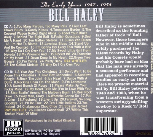 Bill Haley: The Sides He Made Before He Made History [2CD]