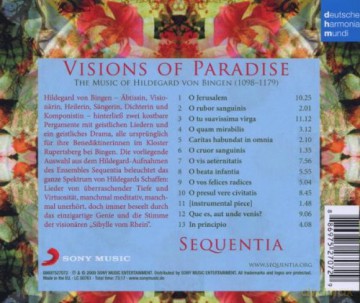 Bingen Hildegard Von: Visions Of Paradise - Geistliche Gesänge [CD]