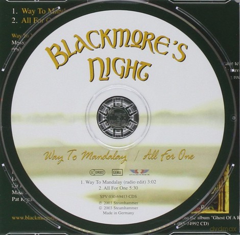 Blackmore: Way To Mandalay [CD]