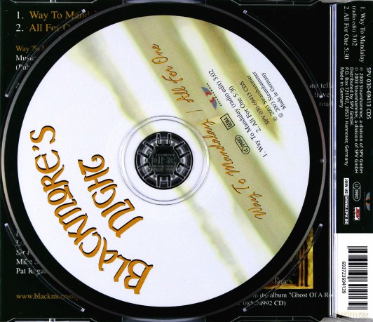 Blackmore: Way To Mandalay [CD]