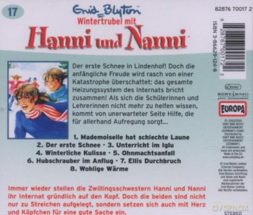 Blyton Enid: Hanni Und Nanni - Wintertrubel Mit Hanni Und Nanni [CD]