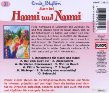Blyton Enid: Hanni Und Nanni - Alarm Bei Hanni Und Nanni [CD]