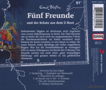 Blyton Enid: Fuenf Freunde Und Und Der Schatz Aus Dem U-Boot [CD]