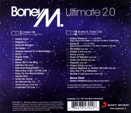Boney M: Ultimate 2 0 [2CD]