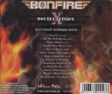 Bonfire: Double X Vision [CD]
