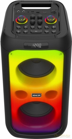 Głośnik imprezowy partycon wave moc 100w, ipx4, tws, led, mic