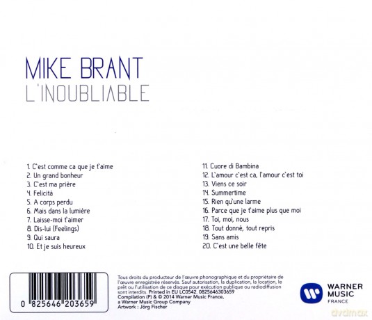 Brant Mike: L Inoubliable [CD]