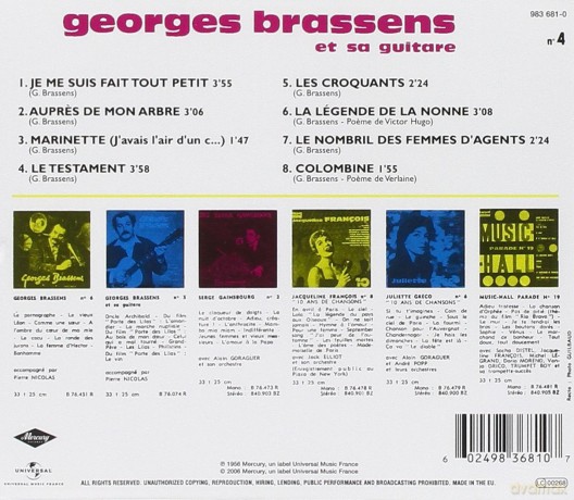 Brassens Georges: Georges Brassens Nummer 4 [CD]