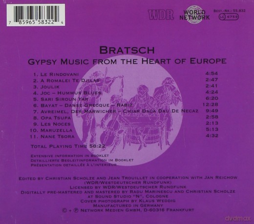 Bratsch: 15 France - Gypsy Music Fromthe Heart Of [CD]