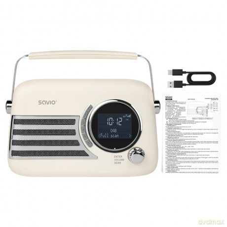 Savio radio przenośne dab+ rs-04