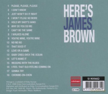 Brown James: Heres James Brown [CD]