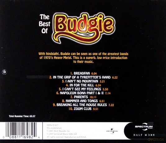 Budgie: Best Of [CD]