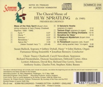 Bullock-Dyball-Parnassus String Ensemble: Mass Of The Holy Spirit-O Salutaris Host [CD]