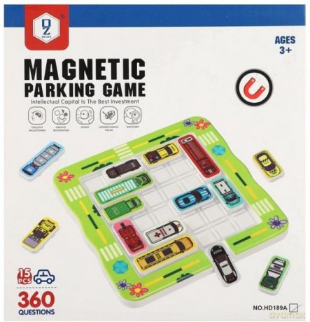 Gra Logiczna Magnetyczny Parking Samochody [GRA]