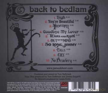 James Blunt: Back To Bedlam [CD]