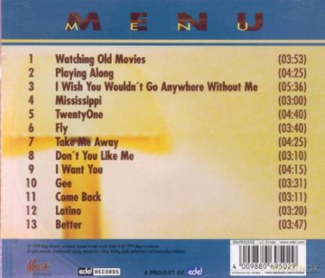 Cantina: Menu [CD]
