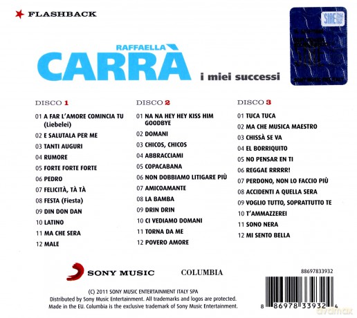 Carra Raffaella: I Miei Successi [3CD]
