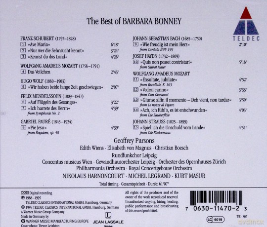 Bonney: Portrait Of Barbara Bonney [CD]