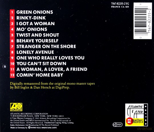 Booker T&The Mg's: Green Onions [CD]