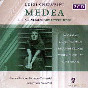 Cherubini Luigi & Strauss Richard & Gui Vittorio & Orchester Der Staedtischen Oper Berlin: Medea - Vier Letzte Lieder [2CD]