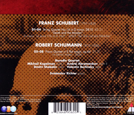 Borodin Quartet/Richter: Schubert: String Quartet/Death And The Maiden [CD]