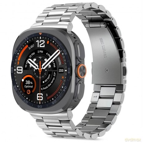 Bransoleta Tech-Protect Stainless na Samsung Galaxy Watch Ultra 47 mm - srebrna