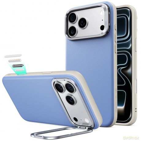 Etui ESR Atelier Kickstand MagSafe na iPhone 18 Pro Max / 17 Pro Max - jasnoniebieskie