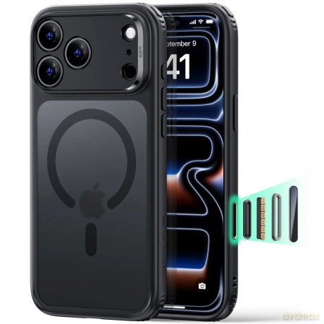 Etui ESR Classic Hybrid MagSafe na iPhone 18 Pro / 17 Pro - czarne