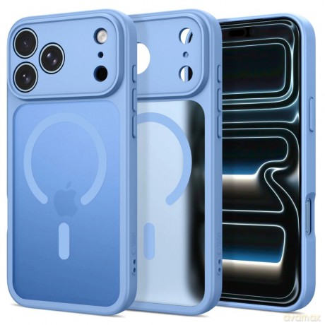 Etui Tech-Protect BasicMag MagSafe na iPhone 18 Pro / 17 Pro- jasnoniebieskie matowe